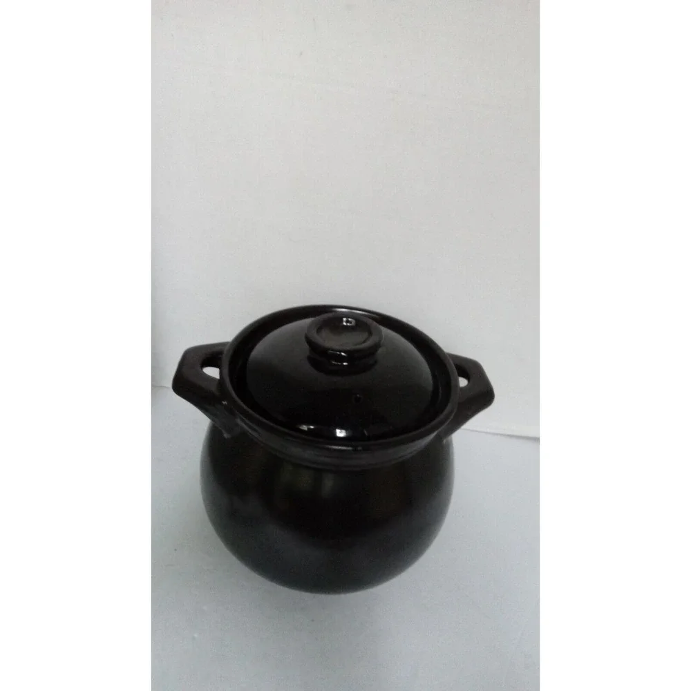 Clay Pot‎ Casserole Dish with Lid, Ceramic Cookware, Soup Stew Pot